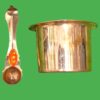 Copper panch patre and udarne Set Price: 150 per set