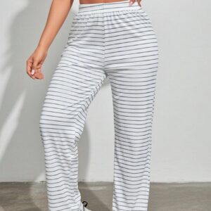 Striped Ladies Pant for Everyday Comfort and Style