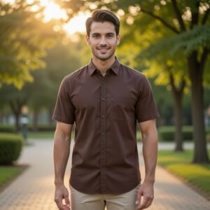 Classic Men's Shirt Half Sleeve - Comfort and Versatility