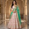 Elegant Designer Lehanga Set with Embroidered Blouse and Dupatta