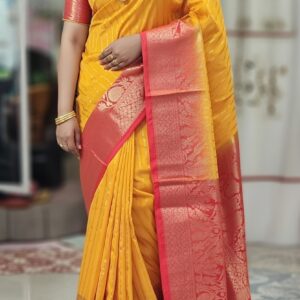 Traditional Silk Saree with Rich Border