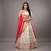 Embroidered Festive Lehanga with Net Dupatta