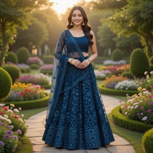 Elegant Blue Lehanga for Special Occasions