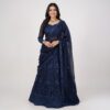 Elegant Navy Blue Lehanga Set for Women