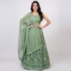 Elegant Green Lehanga Set for Women