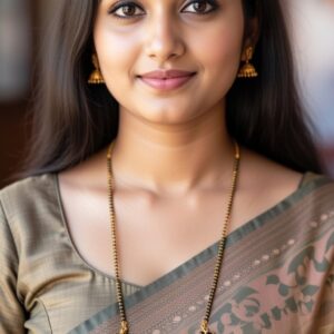 Gold-Toned Traditional Chain Necklace (3) for Women