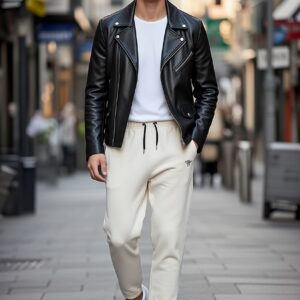 Men's Athletic Jogger Pant – Red, Breathable Comfort for Active Days