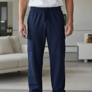 Men's Athletic Jogger Pant – Red, Breathable Comfort for Active Days