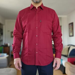 Men's Geometric Pattern Long Sleeve Shirt