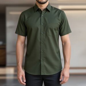 Men's Geometric Pattern Long Sleeve Shirt