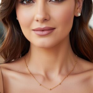 Delicate Gold Chain Necklace