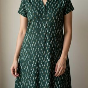 Women's Floral Printed Cotton Nighty