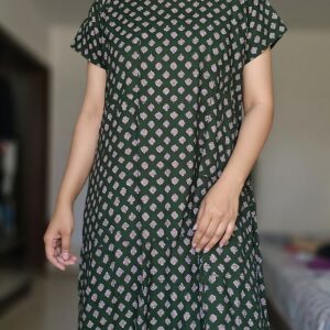 Women's Floral Printed Cotton Nighty