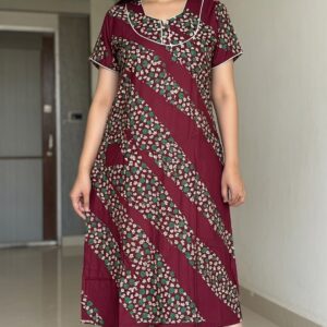 Women's Cotton Floral Nighty